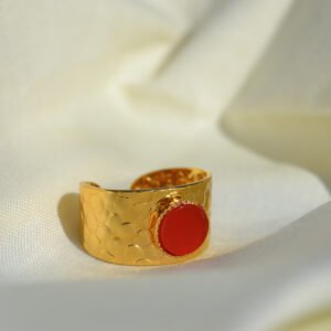 Bague_Caméline_Cornaline