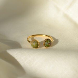 Bague_Orchidée_Unakite