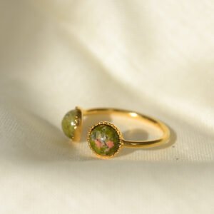 Bague_Orchidée_Unakite