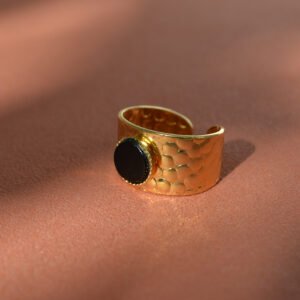 Bague_Caméline_AgateNoire