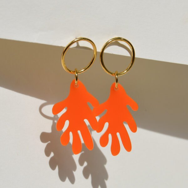 Boucles d'Oreilles - Surin - Orange