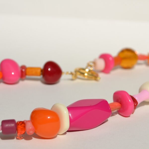 Collier - Surin - Rose & Orange – Image 3